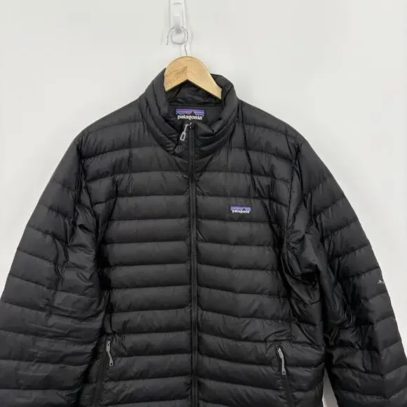 Patagonia Down Sweater Jacket Mens XLarge Insulated Goose Puffer Windproof Flaw - Picture 4 of 10